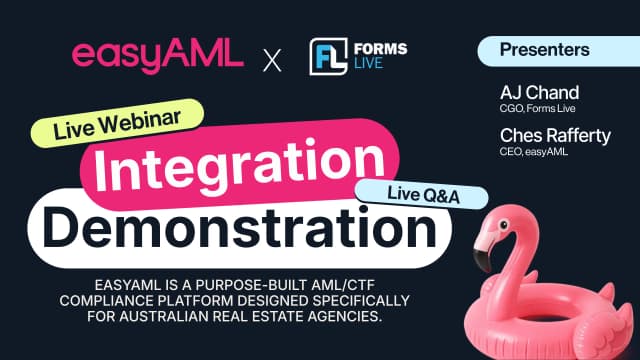 easyAML × Forms Live: An Integration Demonstration webinar
