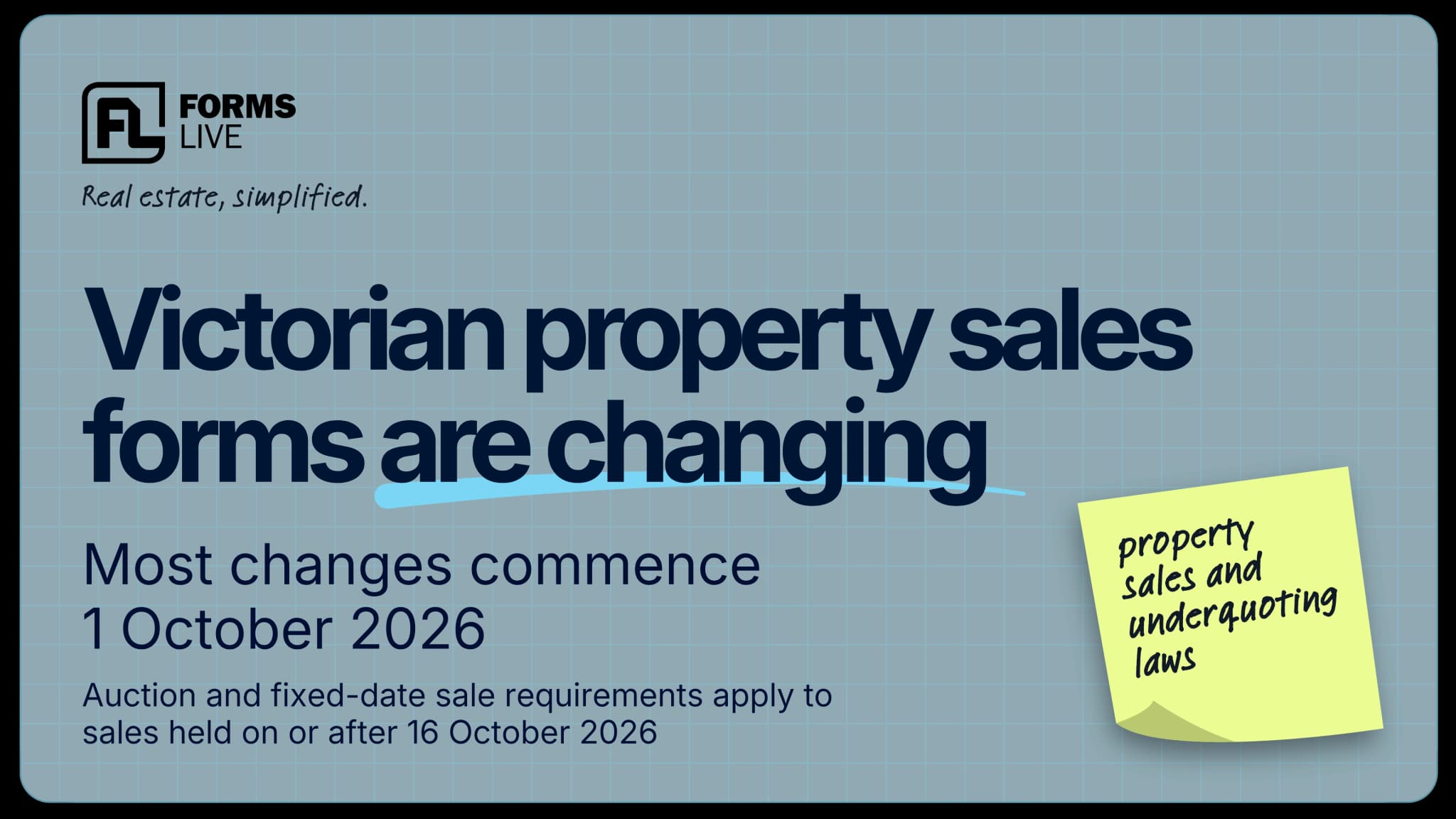 Victorian property sales changes from October 2026: What agents need to know