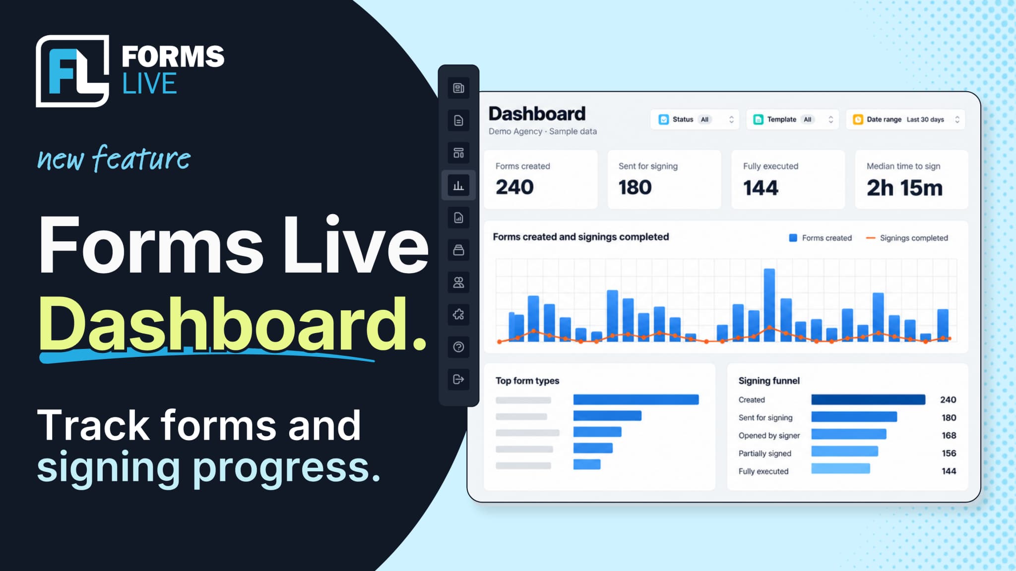 Forms Live Dashboard: Track Forms and Signing Progress