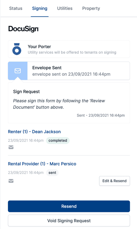 docusign electronic signature real estate contracts