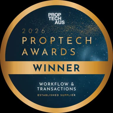 2026 Proptech Australia Award Winner—Workflow & Transactions