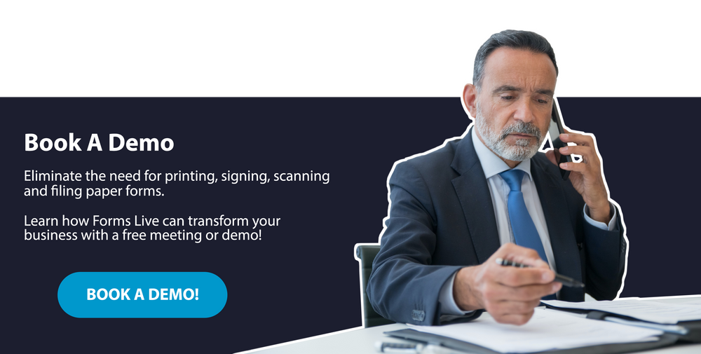 book a demo with Forms Live